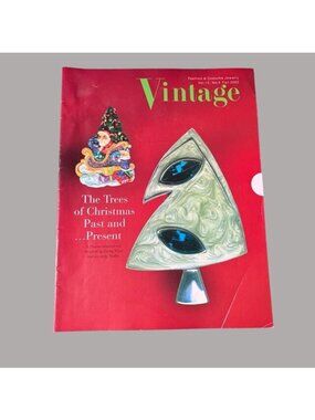 Vintage Fashion & Costume Jewelry Magazine Fall 2002 Vol 12 # 4 Christmas Past